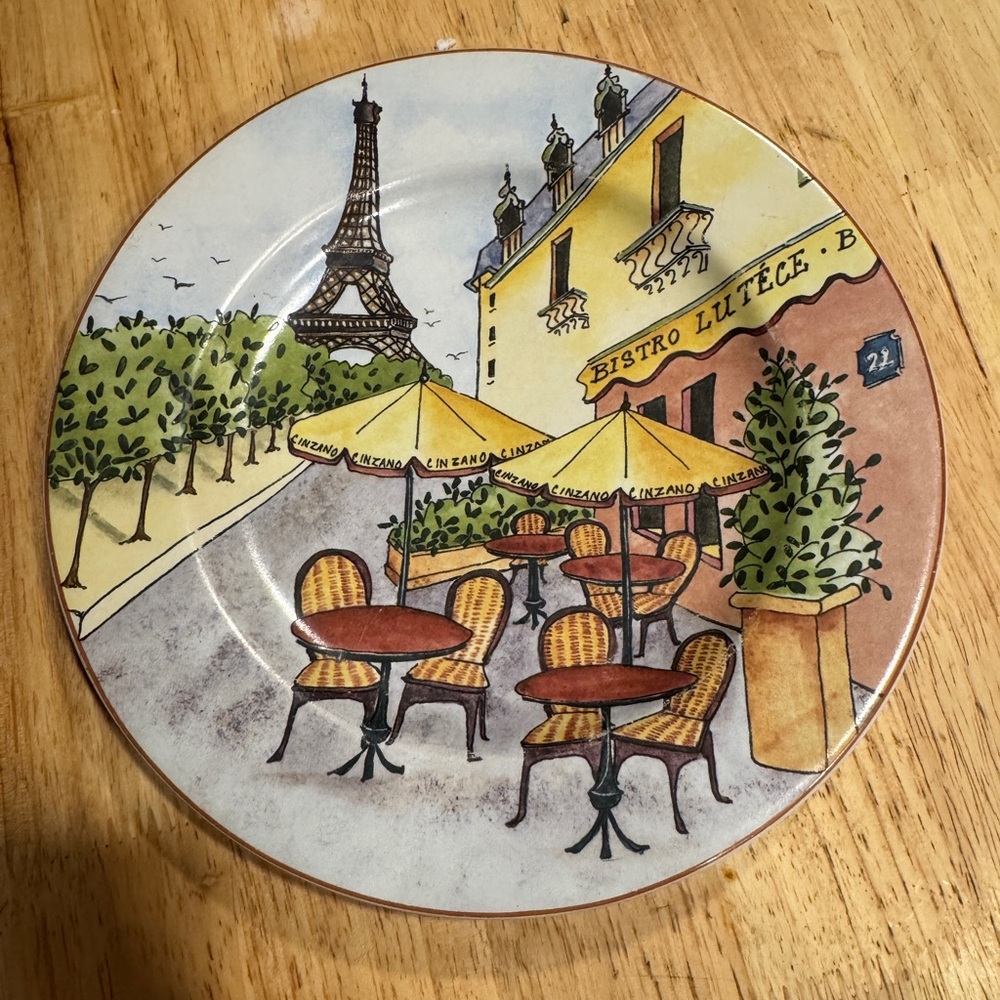 The Sakura Table Paris Bistro Scene. 8”.